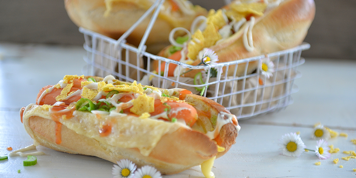 Raclette végétarienne Tex-Mex Hotdog