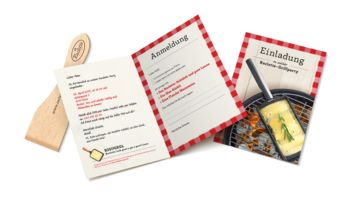 Einladungskarte Grill