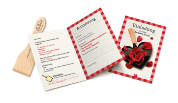 Einladungskarte Valentinstag