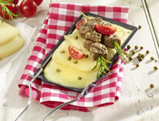 Raclette mit Filet-Spiesschen