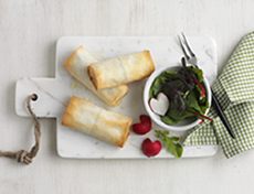 Kleine Strudel mit Raclette