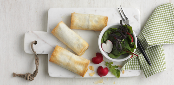 Petits strudels à la raclette