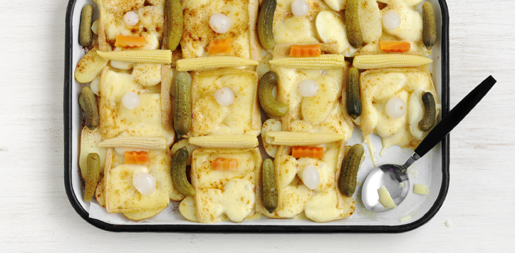 Studentenraclette vom Blech Studentenraclette vom Blech