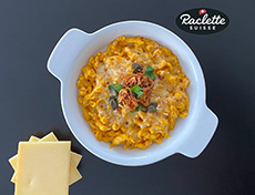 Spätzle au potimarron gratinés au fromage à raclette  