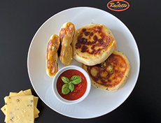 Raclettekäse Naan Brote