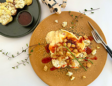 Ofen-Blumenkohl mit Raclettekäse