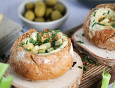 Ofenbrot mit Raclettekäse