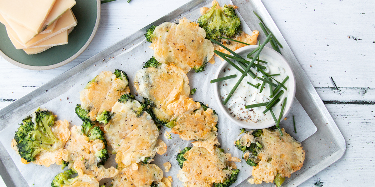 Brocoli écrasé au fromage à raclette