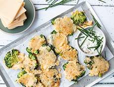 Brocoli écrasé au fromage à raclette