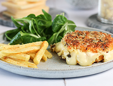 Cordon bleu de courge au fromage à raclette 