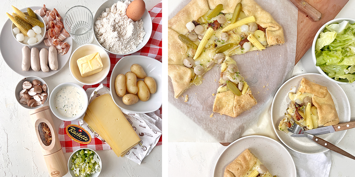 Galette au fromage à raclette (recette idéale pour les restes)