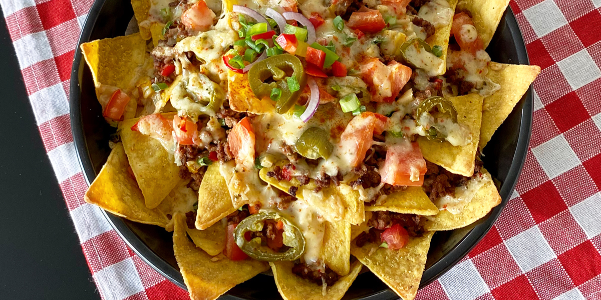 Überbackene Raclette-Nachos Überbackene Raclette-Nachos