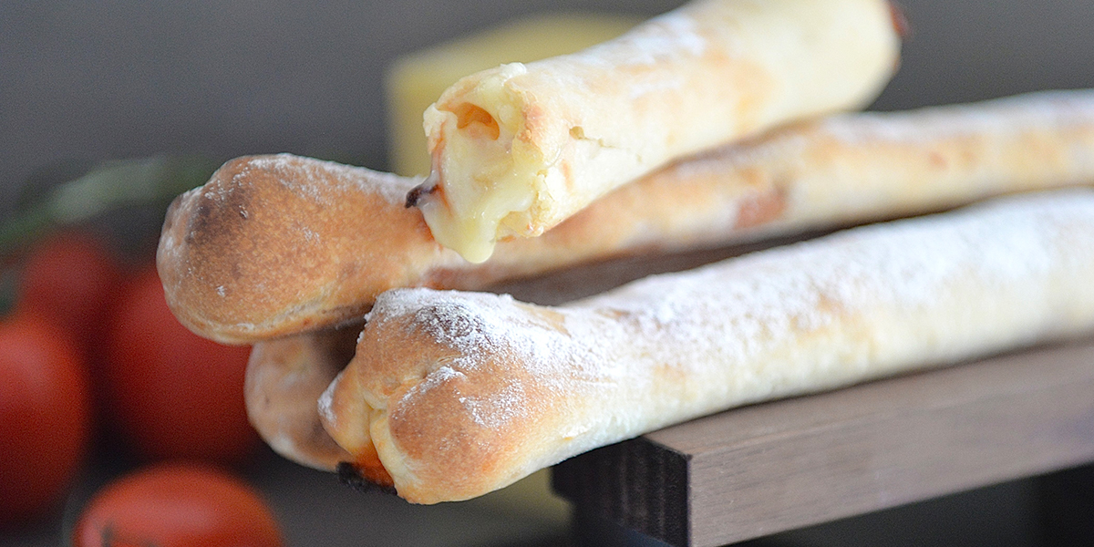 Raclette Pizza-Sticks