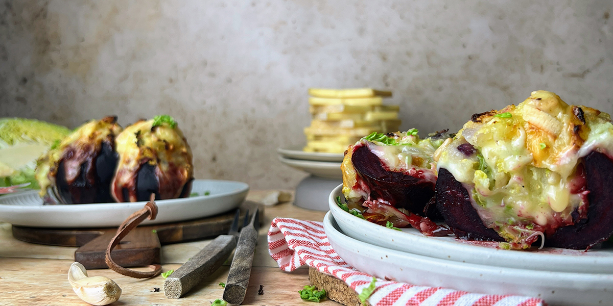Gefüllte Raclette-Randen Gefüllte Raclette-Randen