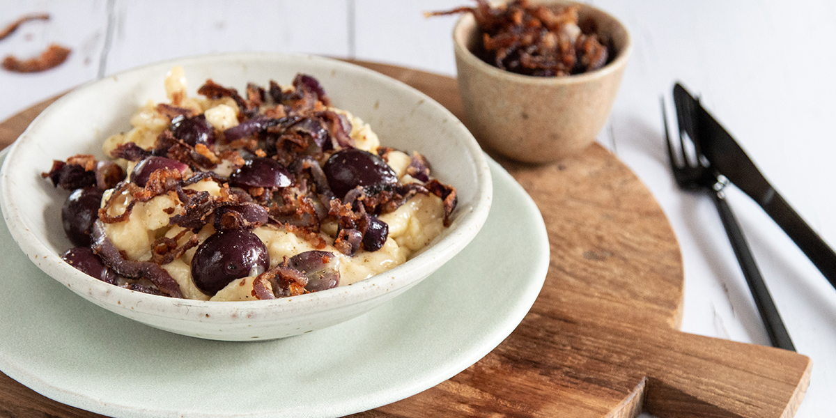 Recette de spätzli au fromage à raclette et au raisin