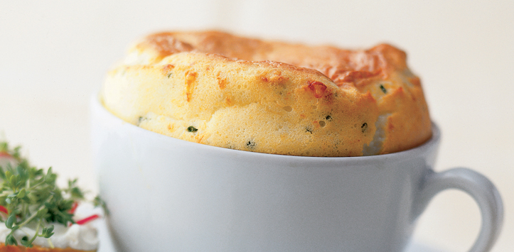 Leichtes Raclette-Soufflé