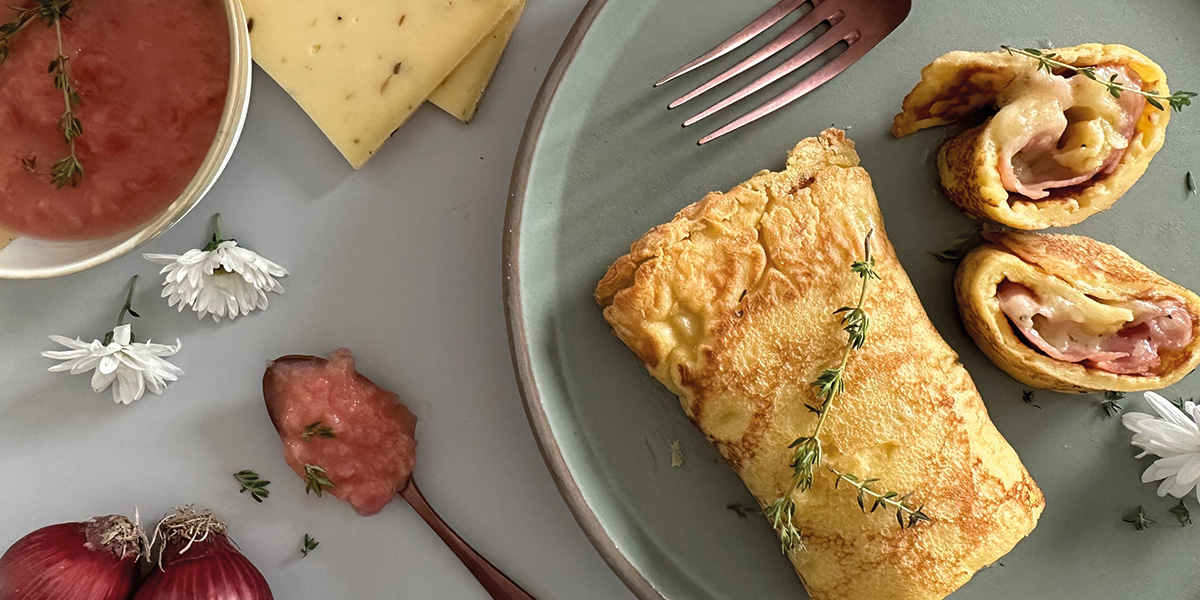 Trüffel-Raclette-Omeletten