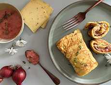 Trüffel-Raclette-Omeletten