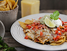 Gratinated Raclette Nachos